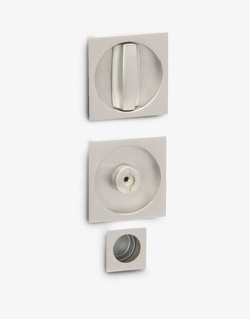 Squared kit with lock for sliding door